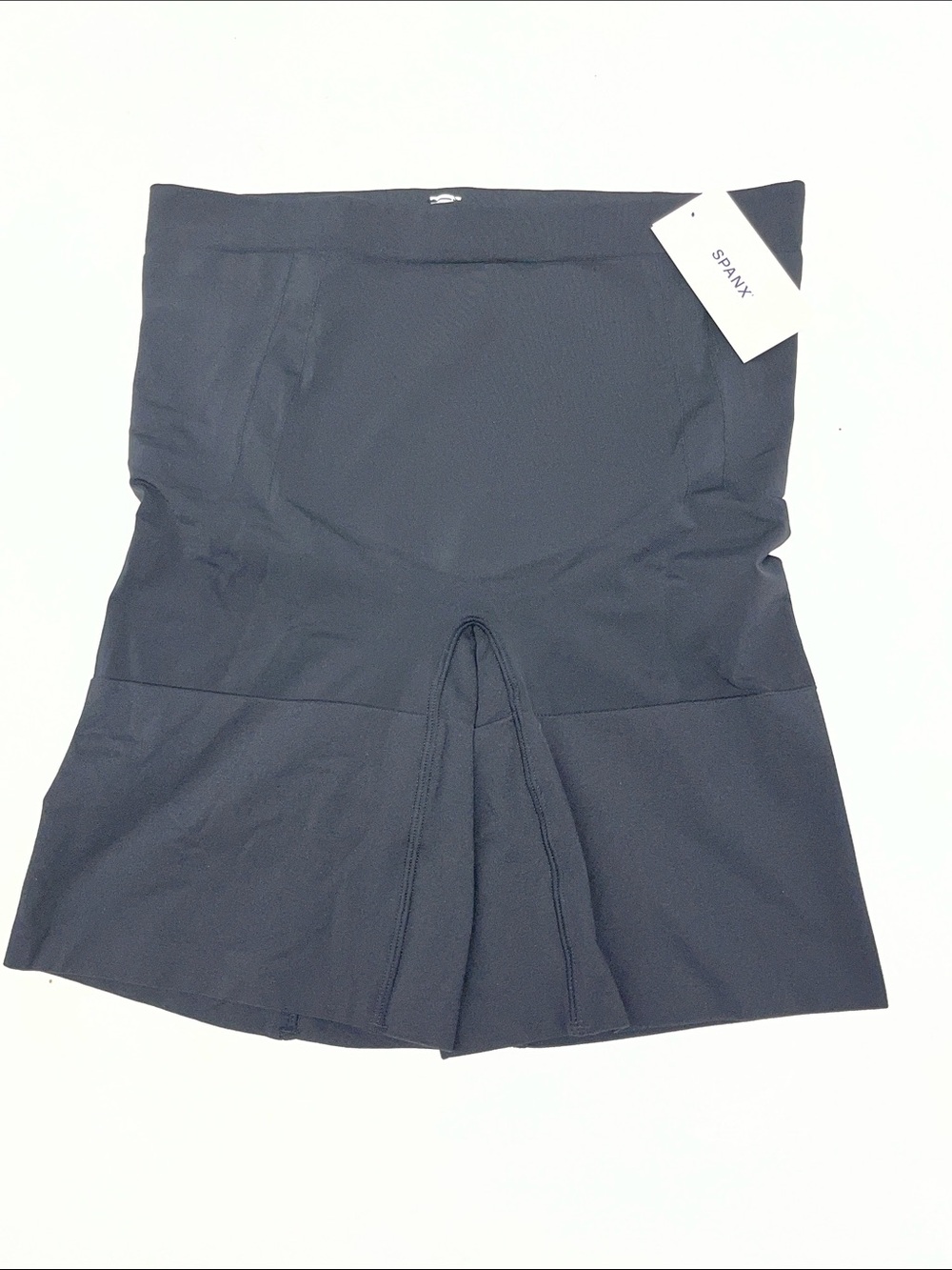 NEW SPANX Women’s High-Waist Black Seamless Shaping Shorts Size Large